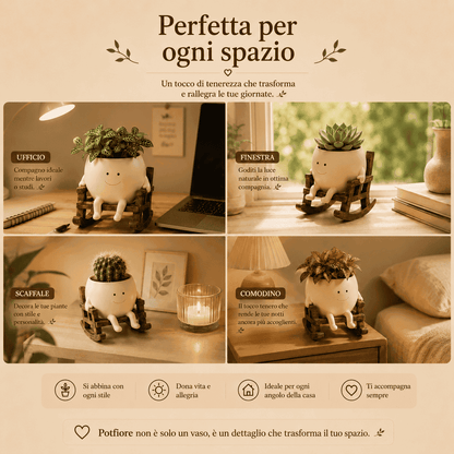Potfiore™ Vaso di fiori felice