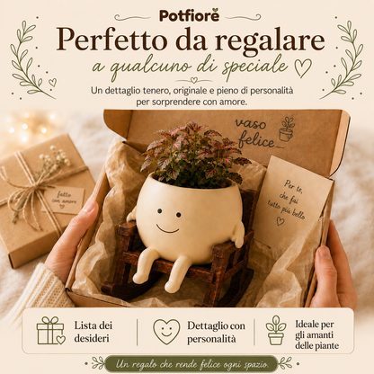 Potfiore™ Vaso di fiori felice